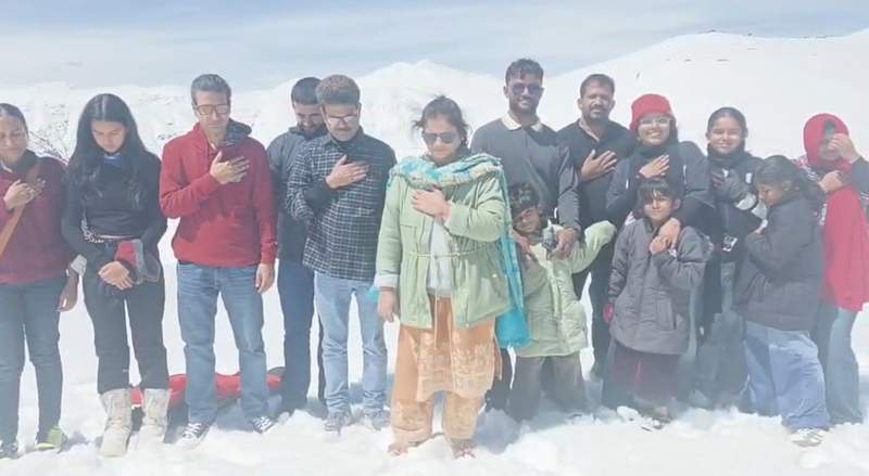 Image from: "Wounds will remain for long, no power can divide Kashmir," say tourists after paying tribute to victims on Pahalgam attack anniversary