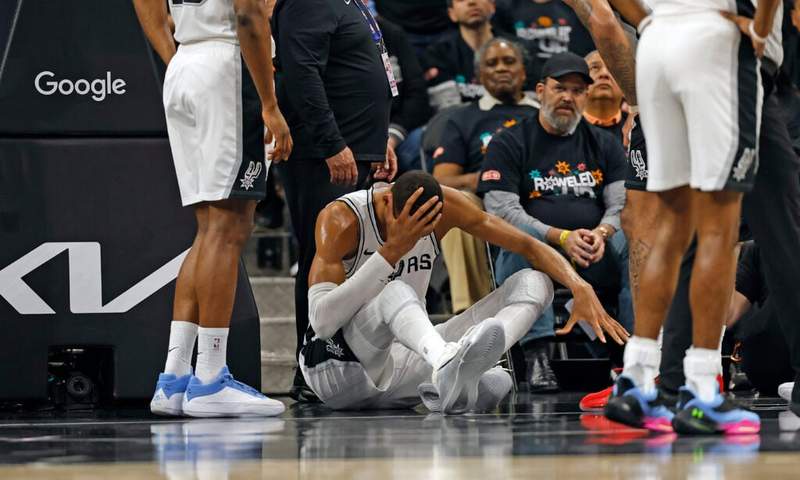 Image from: When can Victor Wembanyama return after suffering a concussion in Game 2 loss vs. Trail Blazers