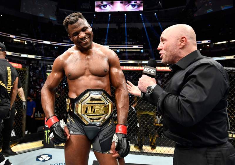 Image from: Francis Ngannou says UFC fighters lack the courage to pursue free agency