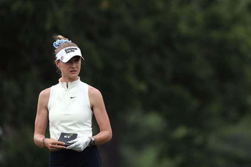 Image from: Nelly Korda gives her opinion on the conditions at the Chevron Championship after day one