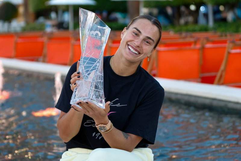Image from: Aryna Sabalenka draws comparisons to Federer and Djokovic after Madrid win