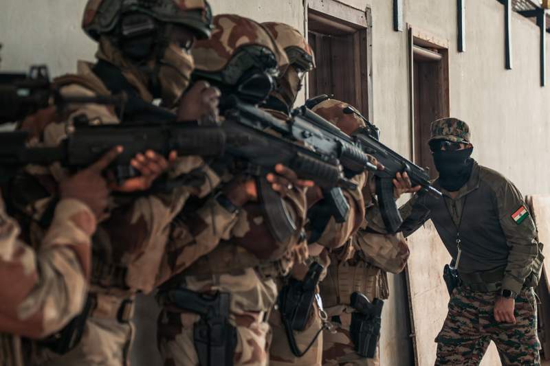Image from: Indian SF mentor elite African troops in urban combat drills at multinational special forces drill Flintlock 2026