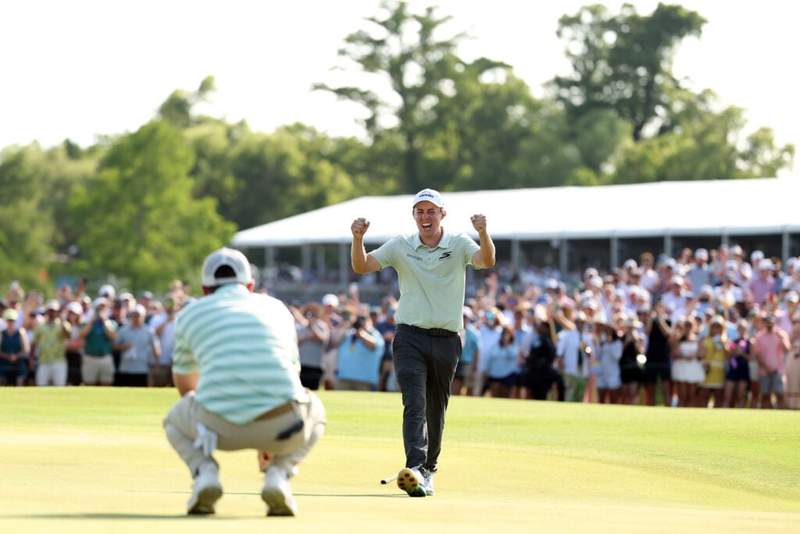 Image from: What stunned Alex Fitzpatrick told his Dad about Matt during their Zurich Classic win