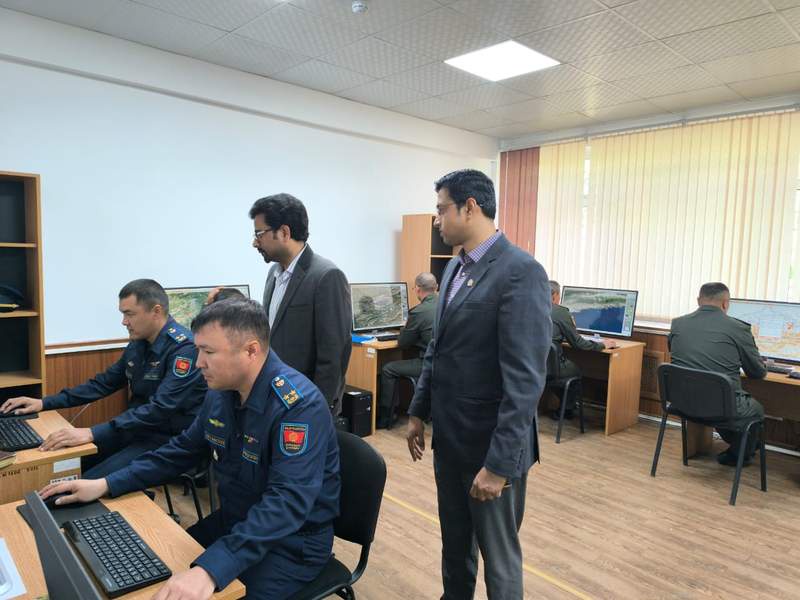 Image from: Rajnath Singh announces completion of IT infrastructure project for Kyrgyz Armed Forces