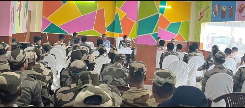 Image from: SSB Dir General Sanjay Singhal reviews operational preparednees of phase 2 of West Bengal assembly polls