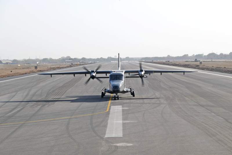 Image from: Rajasthan: Flights resume at Jodhpur as IAF Dornier lands after runway upgrade