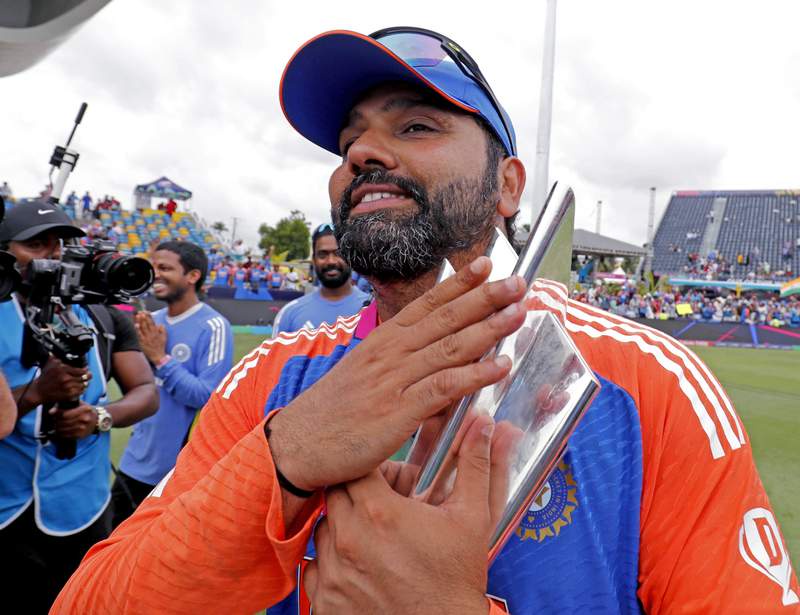 Image from: 'Hitman' Rohit Sharma turns 39: A look at former Indian skipper's records on his birthday