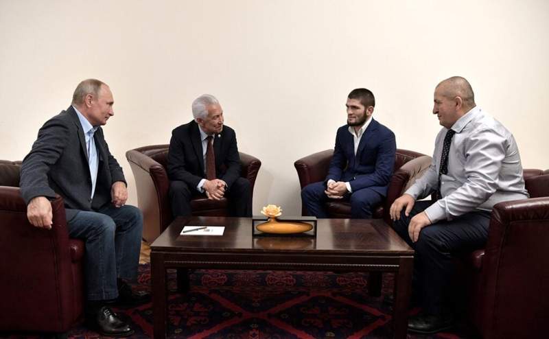 Image from: Khabib Nurmagomedov addresses Arman Tsarukyan’s claim over ties to Vladimir Putin