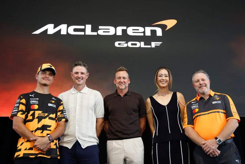 Image from: Justin Rose confirms debut of McLaren golf clubs at PGA event just miles from Miami GP