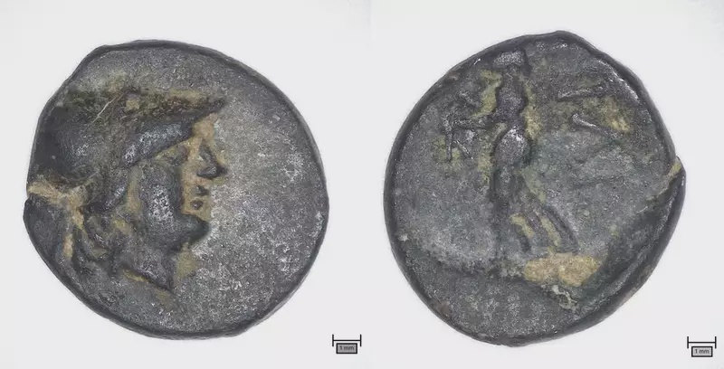 Image from: A 13-Year-Old Boy Found a Bronze Coin in the Dirt. It Turned Out to Be Berlin’s First Ancient Greek Treasure