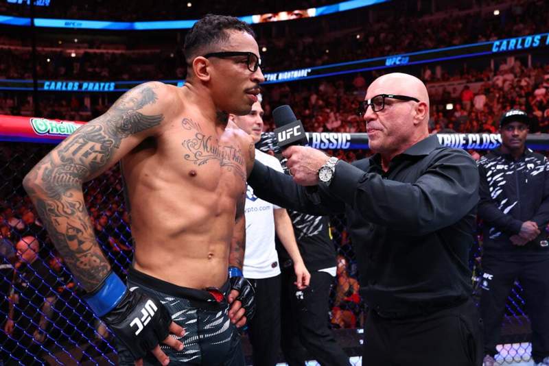 Image from: Carlos Prates believes he could make lightweight if Ilia Topuria moves up for title shot