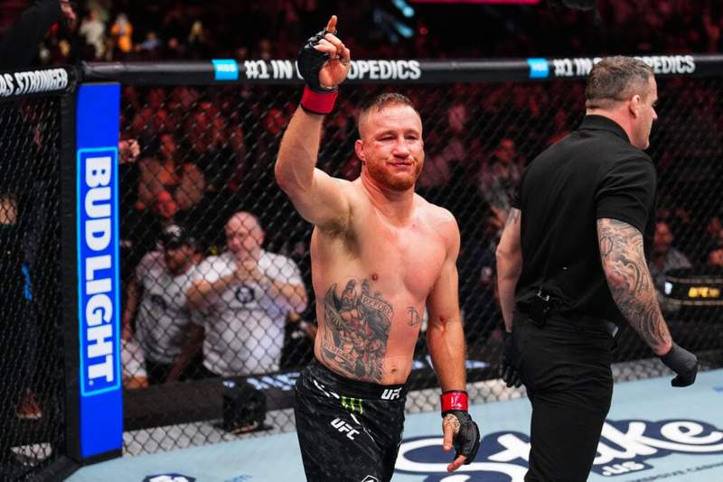 Image from: Ilia Topuria’s brother points out Justin Gaethje weakness in new training footage