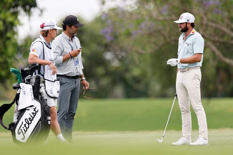 Image from: Brandel Chamblee reacts to Cam Young receiving a penalty in the last round of the Cadillac Championship