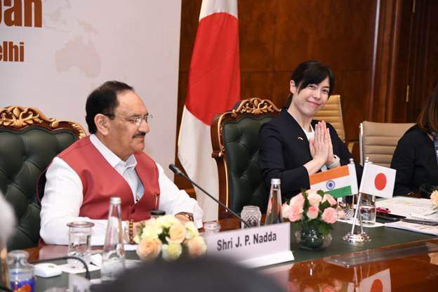 Image from: "Renewed momentum": Union Minister JP Nadda co-chairs 3rd India-Japan healthcare meeting to deepen bilateral cooperation
