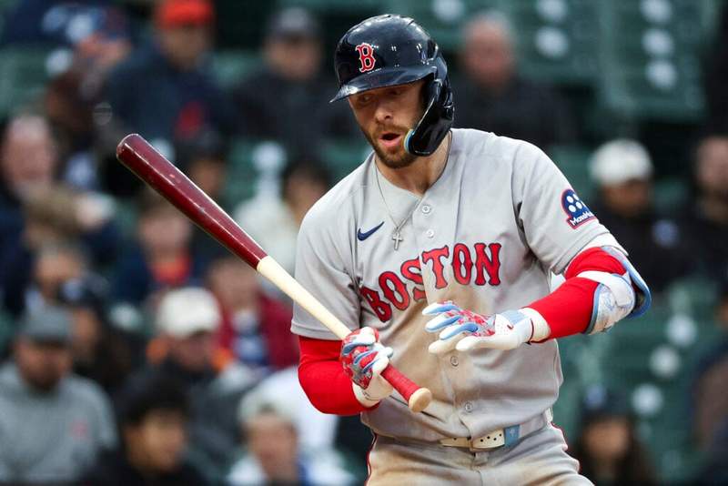 Image from: How Red Sox broadcast booth reacted to Framber Valdez intentionally hitting Trevor Story