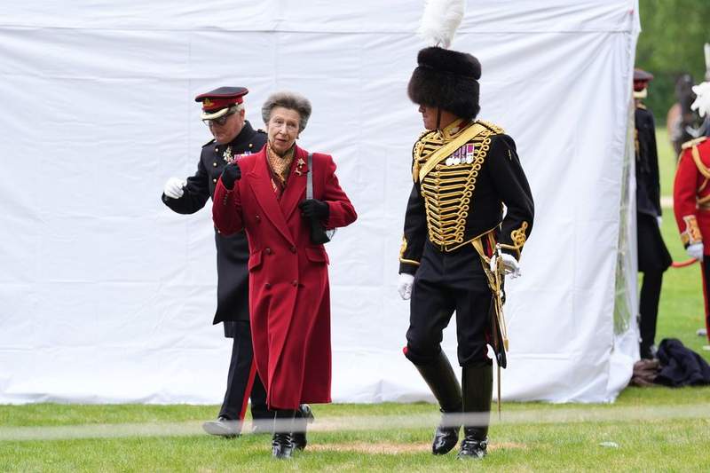 Image from: Princess Anne attends ceremony to celebrate three-year anniversary of King Charles's Coronation