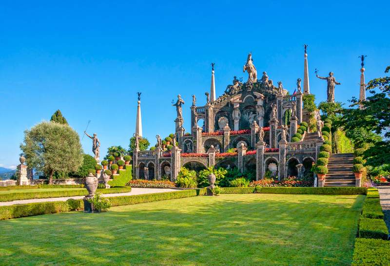 Image from: In Italy, this stunning little island on Lake Maggiore is home to one of the finest 17th-century Baroque palaces (and its garden is breathtaking)