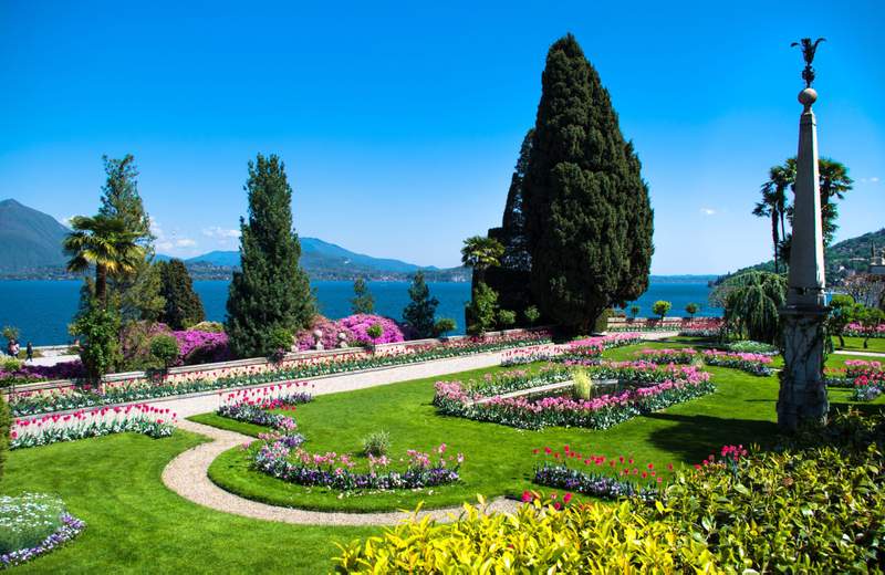 Image from: In Italy, this stunning little island on Lake Maggiore is home to one of the finest 17th-century Baroque palaces (and its garden is breathtaking)