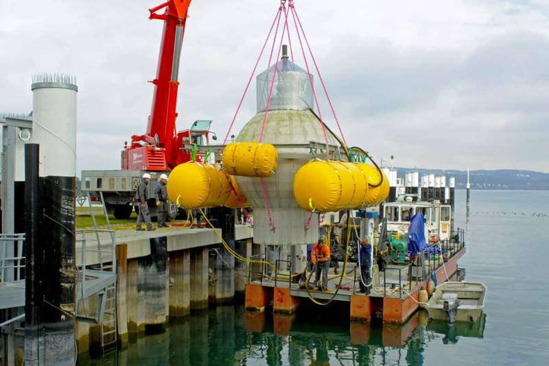 Image from: Say Goodbye to Lithium: These Massive Concrete Spheres Are Underwater Batteries Built to Store Clean Energy Using Only Seawater Pressure