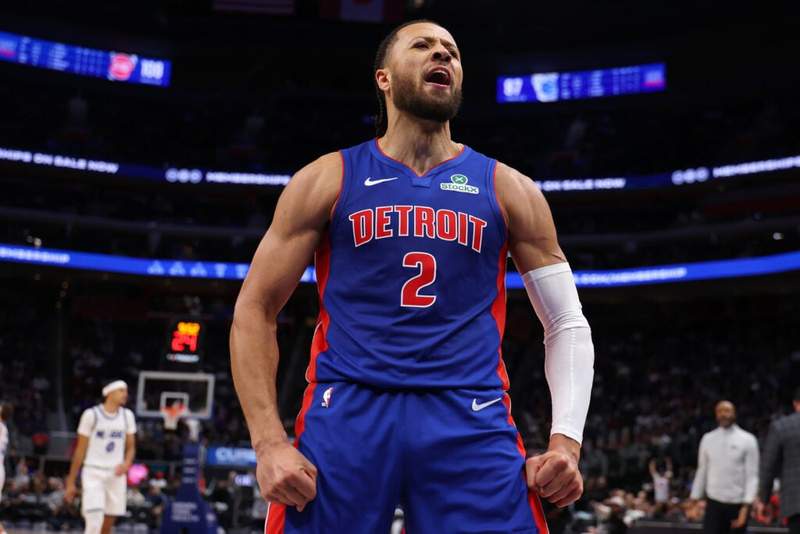 Image from: Cade Cunningham ties Pistons legend Isiah Thomas with incredible playoff feat