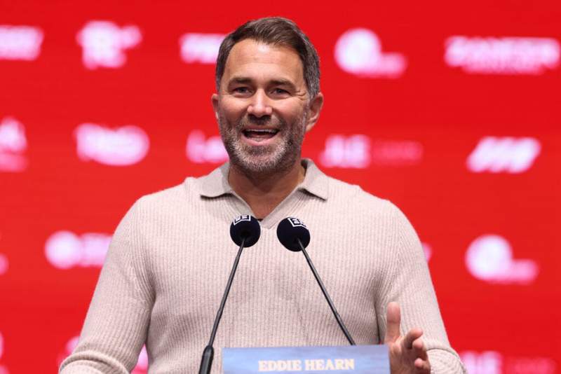 Image from: Eddie Hearn dismisses Dana White’s claim that he’ll promote Tyson Fury vs. Anthony Joshua