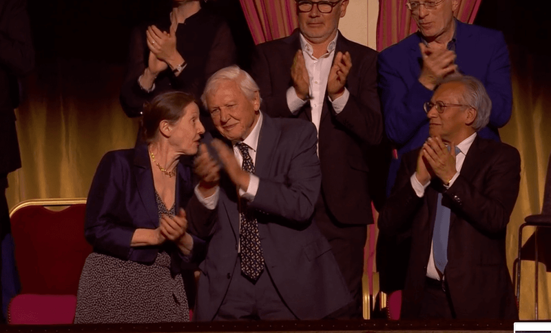 Image from: Prince William issues heartfelt speech at Royal Albert Hall for David Attenborough's 100th birthday