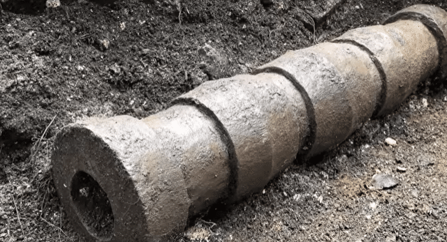 Image from: In a Remote Part of the Great Wall of China, Archaeologists Unearth an Impressive, Massive Cannon