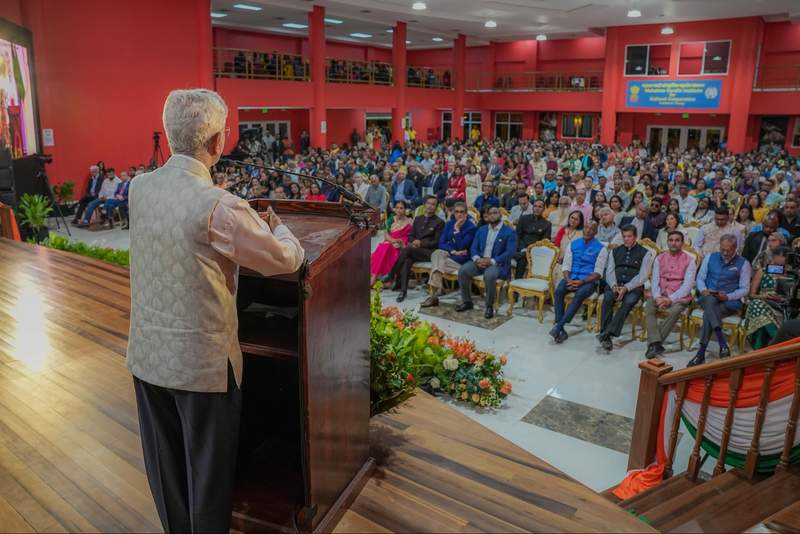 Image from: EAM Jaishankar concludes Trinidad and Tobago visit with diaspora outreach