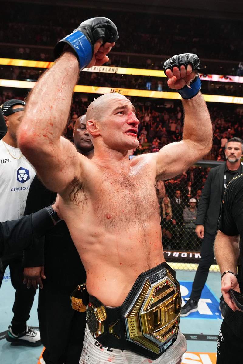 Image from: Sean Strickland issues apology to 'American and Muslim fans' after UFC 328 win