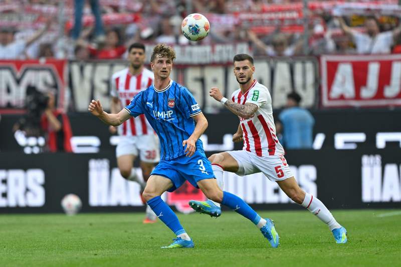 Image from: Heidenheim's Bundesliga hopes still alive after win at Cologne