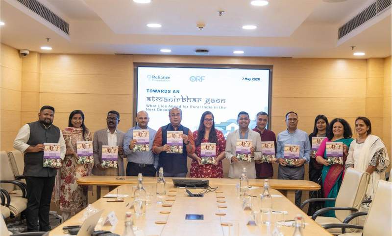 Image from: Reliance Foundation, Observer Research Foundation unveil study of decade-long work in 3,000 villages, outline pathways to an 'Atmanirbhar Gaon'