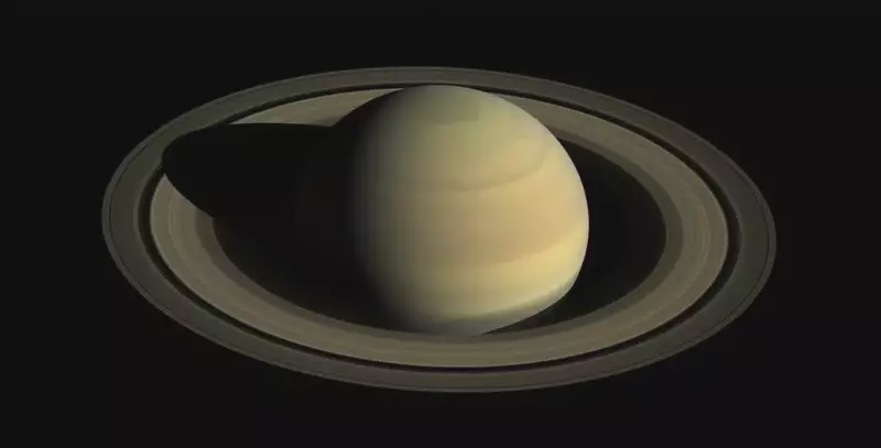 Image from: A Lost Moon Once Orbiting Saturn Might Have Given Birth to Its Icy Rings