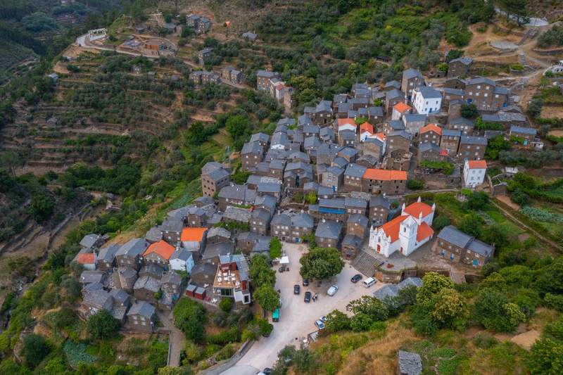 Image from: In Portugal, this small village clinging to a schist mountain feels straight out of another century