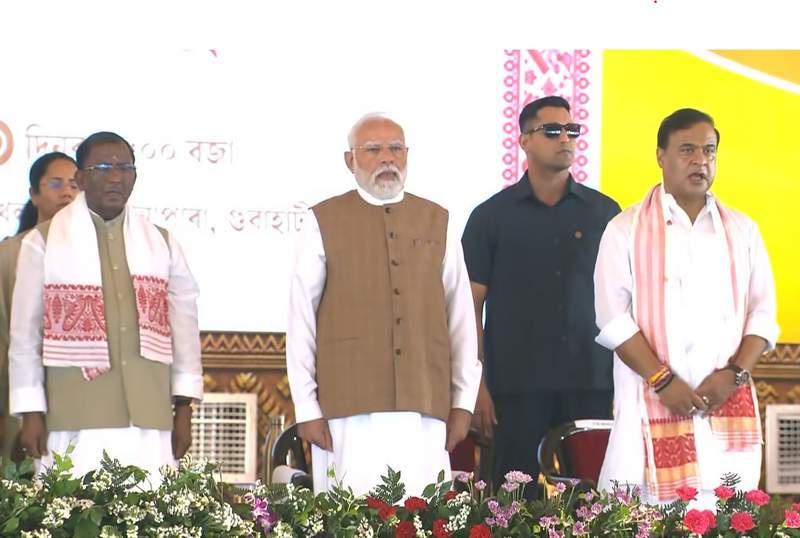 Image from: NDA 3.0 begins: Himanta Biswa Sarma takes oath as Assam Chief Minister for second term