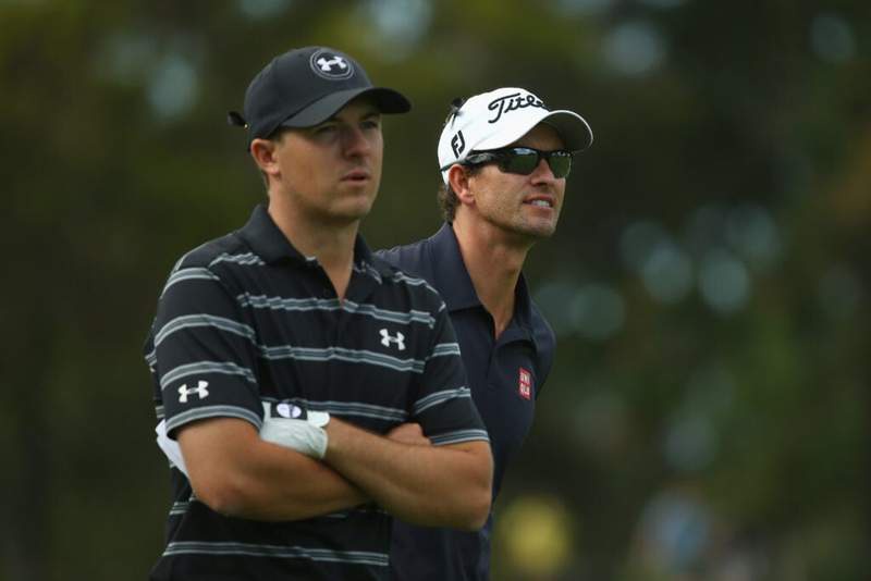 Image from: Jordan Spieth says Adam Scott holds an ‘amazing’ record which he now wants to challenge one day
