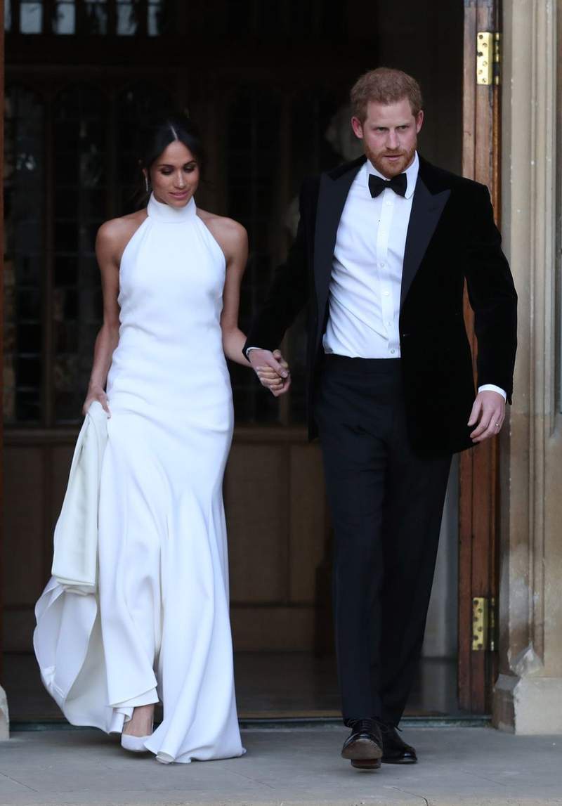 Image from: Meghan rewears second wedding dress to promote lifestyle brand