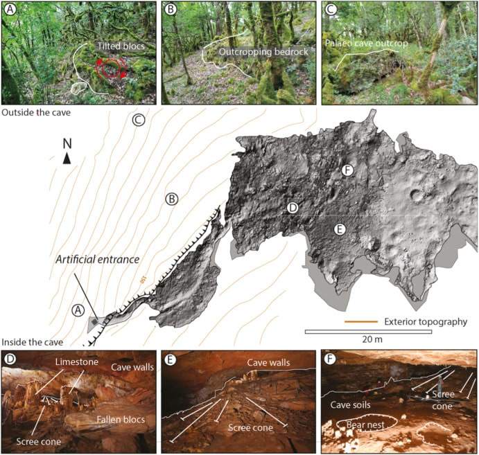 Image from: Scientists May Have Found a 175,000-Year-Old Kneeprint Deep Inside a French Cave, and It Wasn’t Made by an Animal