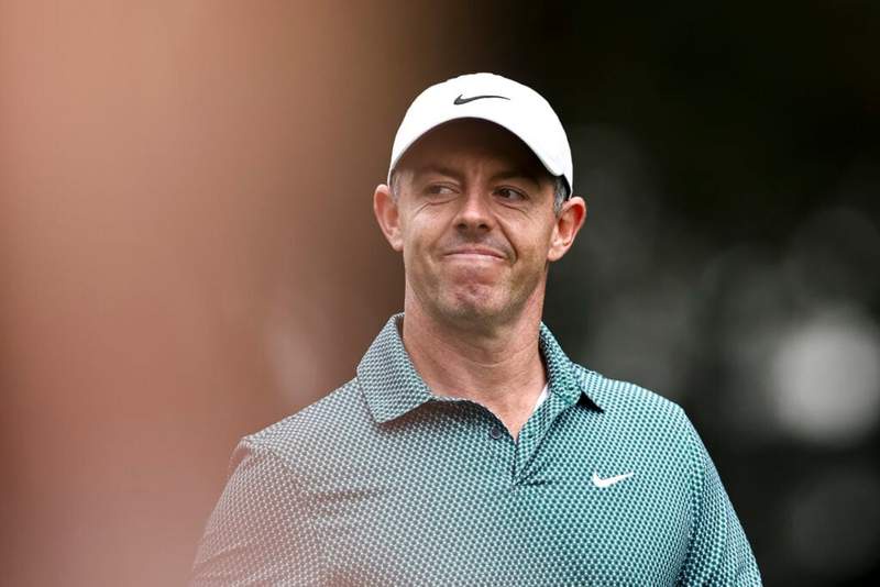 Image from: Rory McIlroy cuts practice round short after just three holes as issue emerges