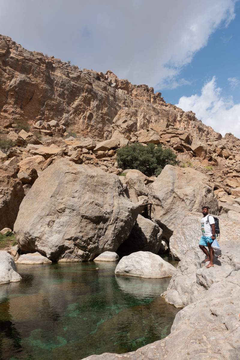 Image from: Bathing in the cool natural pools of Oman