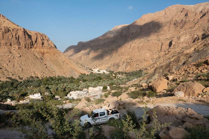 Image from: Bathing in the cool natural pools of Oman