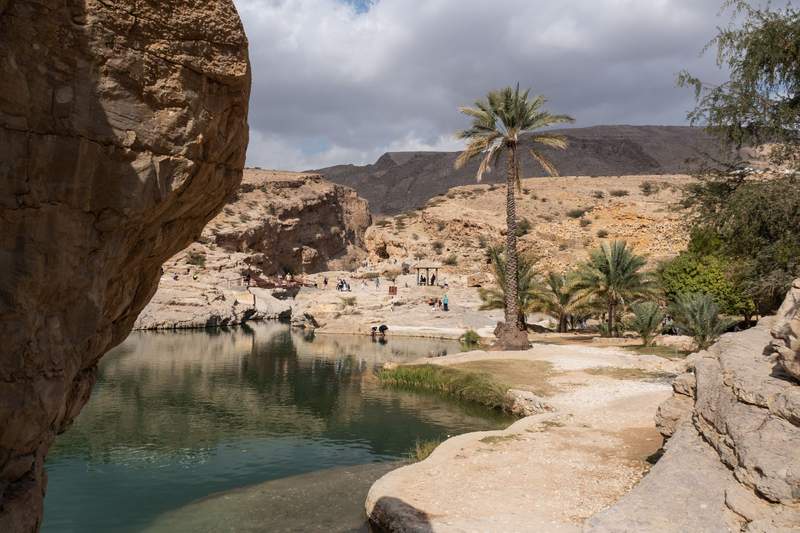 Image from: Bathing in the cool natural pools of Oman