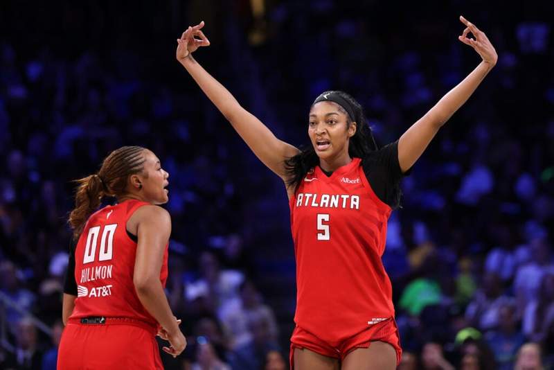 Image from: WNBA fans are surprised by Angel Reese’s barrage of celebrations after a simple layup