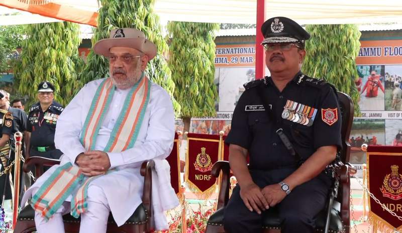 Image from: Amit Shah attends President's Colour Award Ceremony of NDRF in Ghaziabad