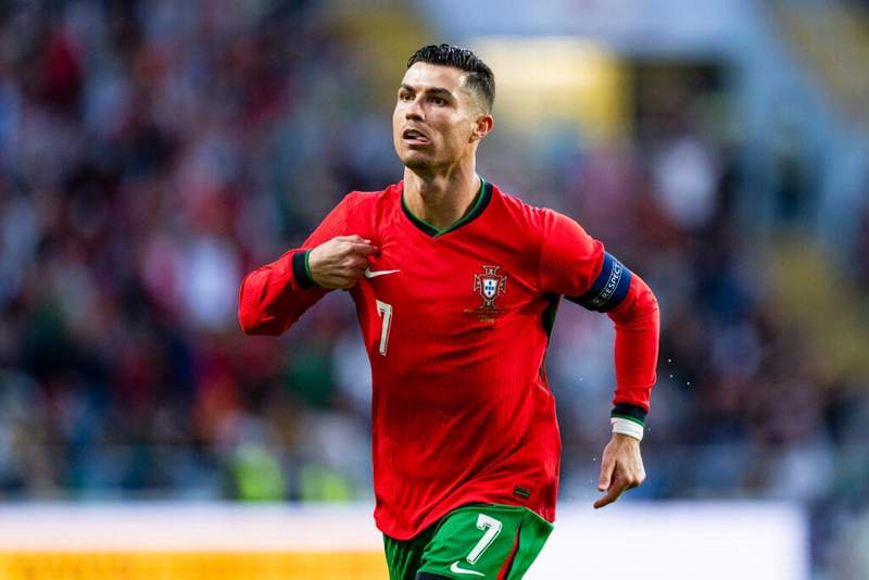 Image from: Cristiano Ronaldo is ‘just a football player’ in Portugal team, says Roberto Martinez