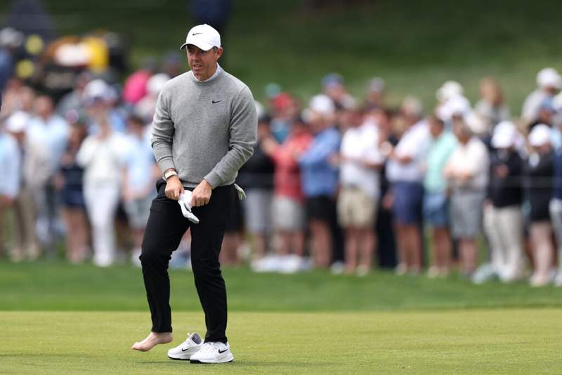 Image from: Paul McGinley suggests Rory McIlroy may have breached code of conduct rules at the PGA Championship