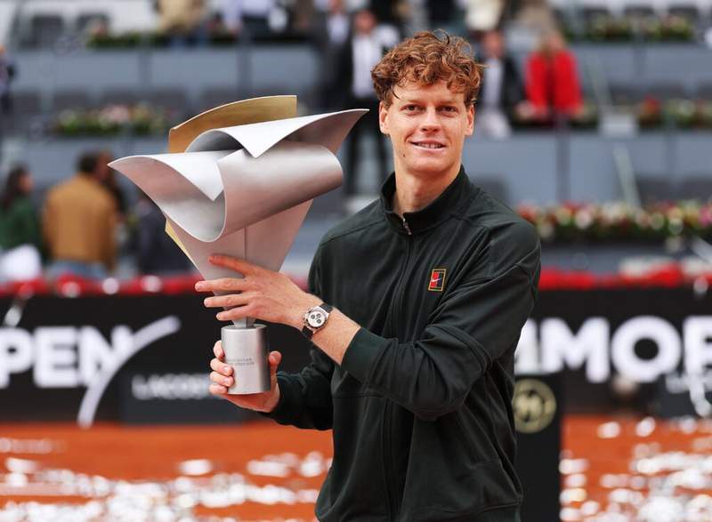Image from: History made — Jannik Sinner equals Rafael Nadal’s Rome feat and fans are speechless