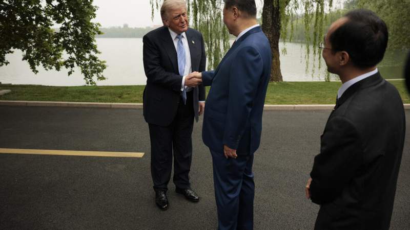 Image from: Trump hails ‘fantastic trade deals’ with Xi, China issues warning on Taiwan