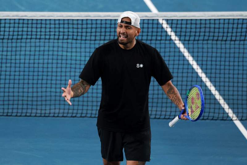 Image from: Nick Kyrgios explains how he’ll carry himself on court when he returns to tennis
