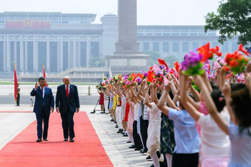 Image from: No major deals confirmed on trade or Iran as Trump leaves China