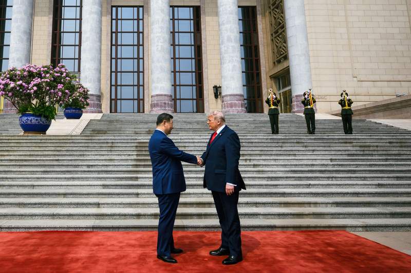 Image from: No major deals confirmed on trade or Iran as Trump leaves China
